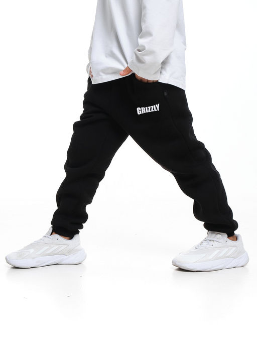 Брюки с принтом для мальчика 22-3315 черный - Mini maxi фото 3