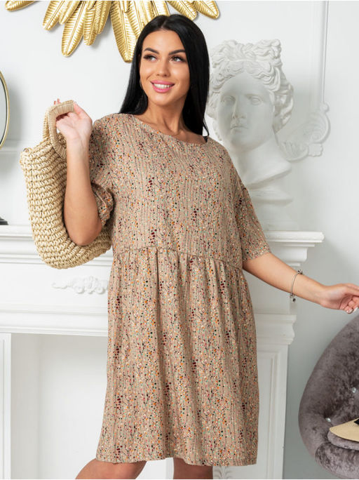 Платье Карамель сухая роза - София фото 8