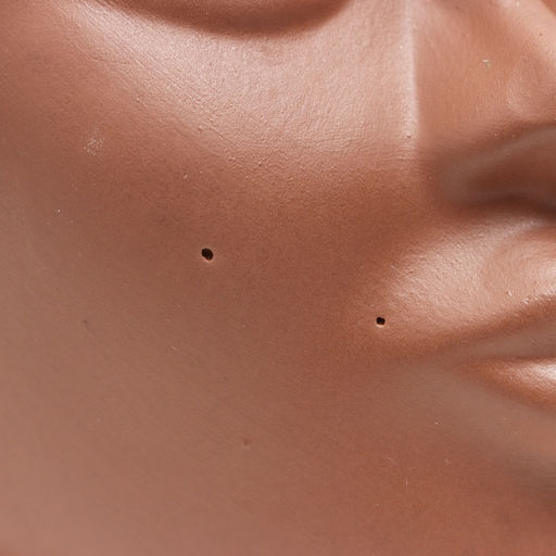 Горшок - органайзер "Голова" коричневое, 1,3 л / 16х16х14см