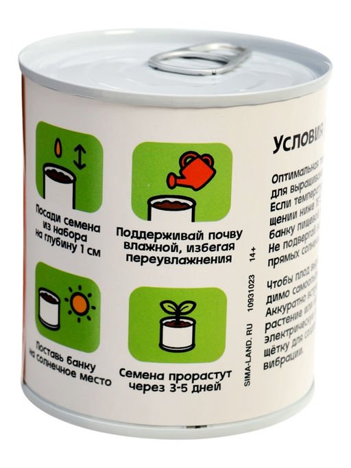 ЭВРИКИ Набор для опытов "Мой мини-сад", помидор