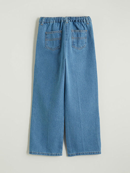 Beli Ayarlanabilir K?z ?ocuk Jean Pantolon