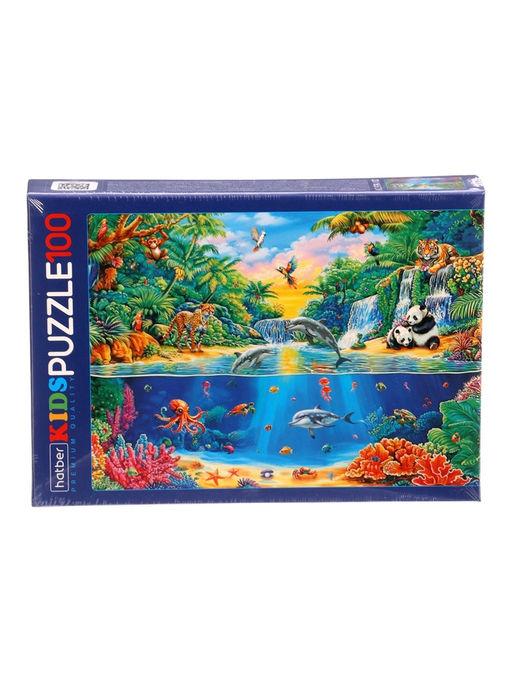 Пазл 100 эл. "Путешествие в тропики" 230Х165мм 100ПЗ5_34991