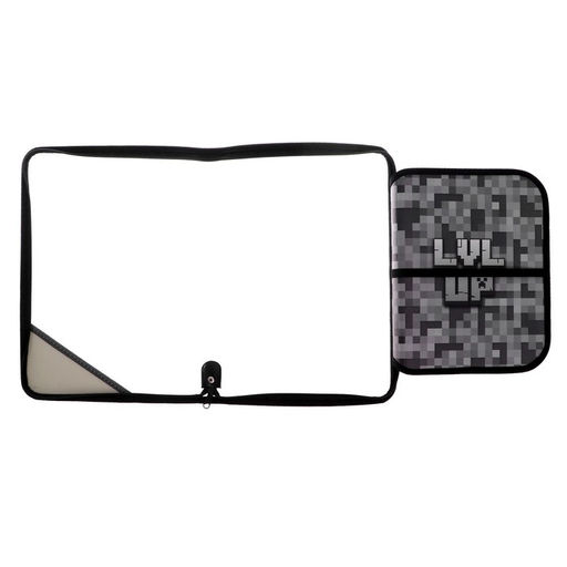 Папка для труда, А4, пластиковая, 23×32.5×2.5 см «Пиксели»