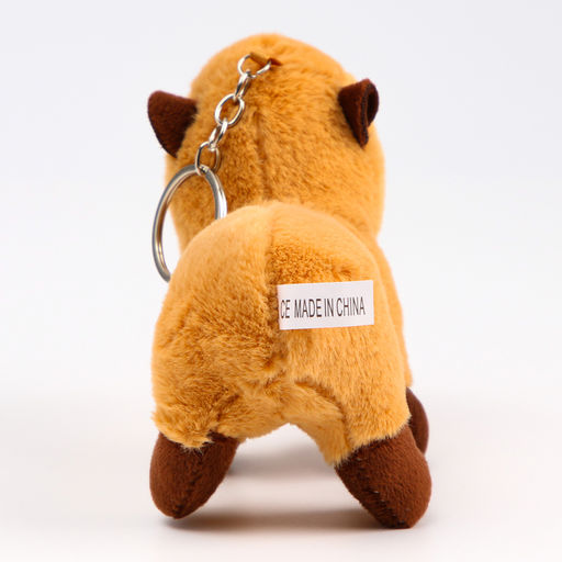 Мягкая игрушка Капибара на брелоке, 14 см - Simaland фото 4