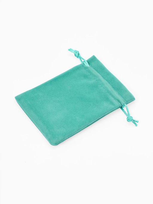 Набор мешочков бархатных 50 шт. «Классика», 9×12 см, бирюзовый