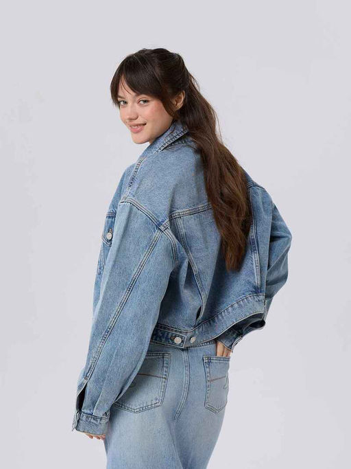 Женская куртка джинсовая свободного кроя укороченная КЭНДИ (CANDY) / Lee Cooper  фото 2