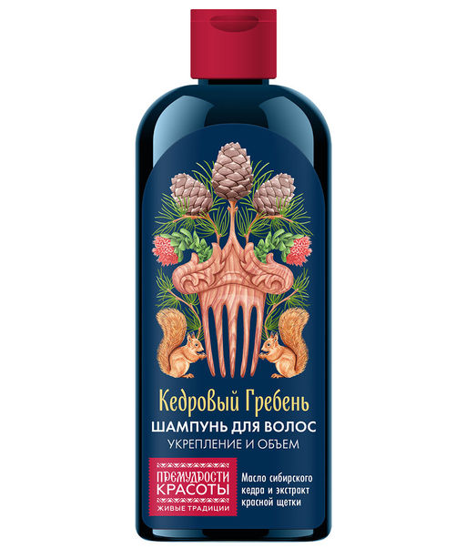 FITOкосметик Премудрости красоты Бальзам для волос Укрепление и объем Кедровый гребень,370мл