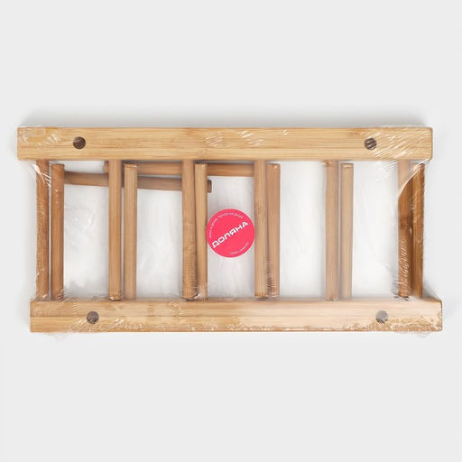 Подставка для разделочных досок и крышек, 26×10.5 см, 5 мест, бамбук