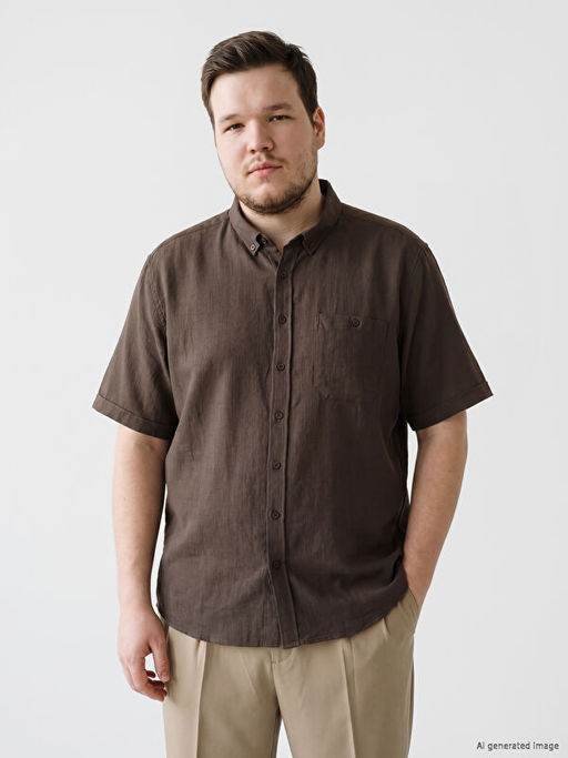 Regular Fit Poplin Erkek G?mlek