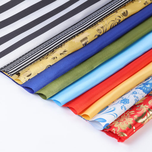 Ткань для рукоделия, атлас, 10 видов, лоскут 50×50 см