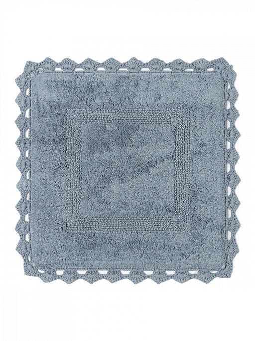 Коврик для туалета 50x50 голубой