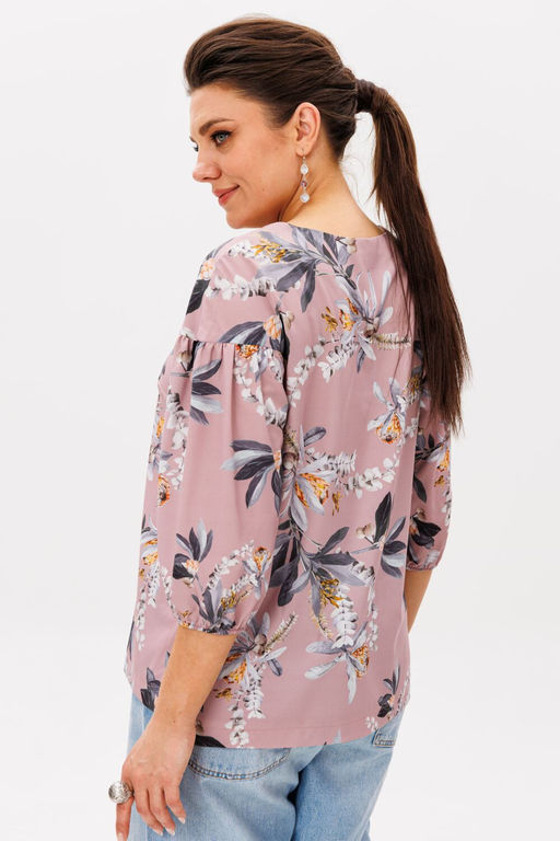 Блуза ANELLI 1548 протея  фото 4