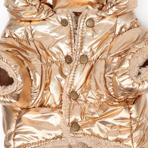 Комбинезон Блеск, размер XL (ДС 39 см, ОГ 53, ОШ 35 см, вес 14 кг), золотой - Simaland фото 8