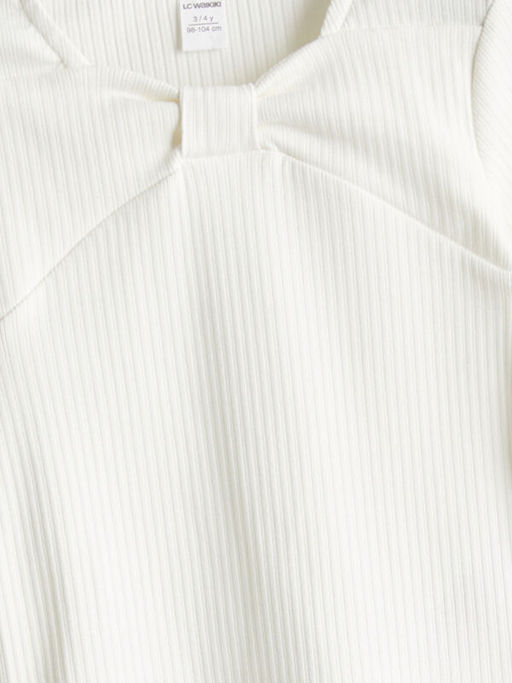 Bisiklet Yaka Basic K?z ?ocuk Ti??rt