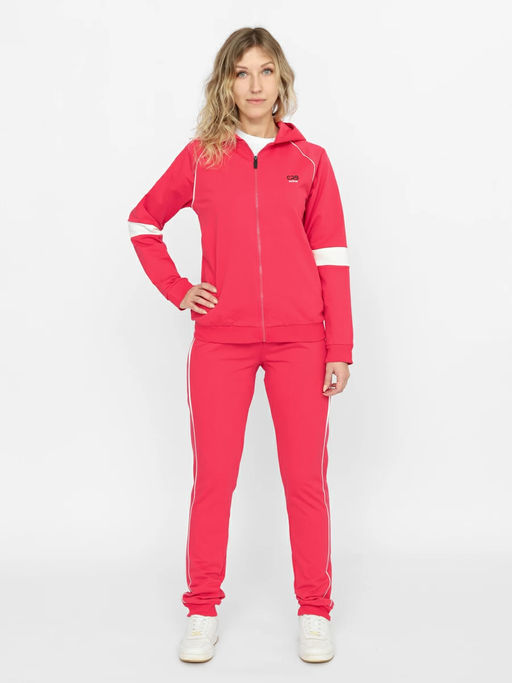 CRB wear/FWXW 90036-25 Комплект женский (толстовка, брюки),малиновый/Ex.Cherubino  фото 6