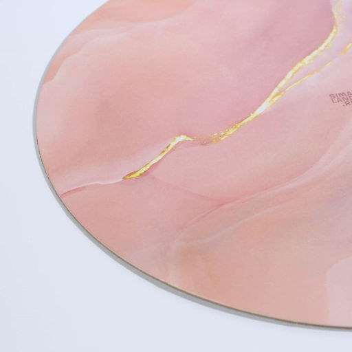 Цена за 5 шт. Подложка под торт усиленная, кондитерская упаковка, «Мрамор», 26 см, 2.5 мм