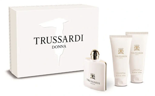 TRUSSARDI DONNA lady set (100ml edp + 200ml b/lotion + 200ml sh/gel) фото 2