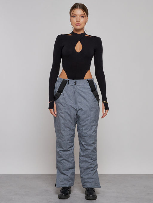 Полукомбинезон горнолыжный CHUNMAI 811Sr женский серый утеплитель 250 г/м² - Mtforce фото 19