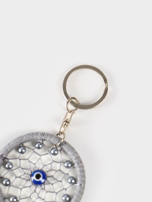 Брелок «Ловец снов», 17 см, серый