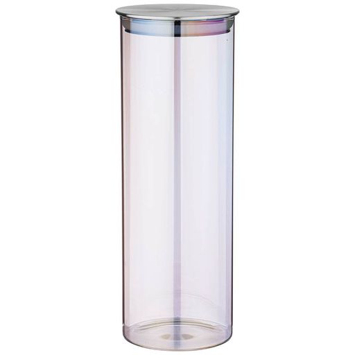 ЕМКОСТЬ ДЛЯ СЫПУЧИХ ПРОДУКТОВ AGNESS RAINBOW 1700 МЛ D=9.5 CM H=27 CM ЦВЕТ:РАДУЖНЫЙ