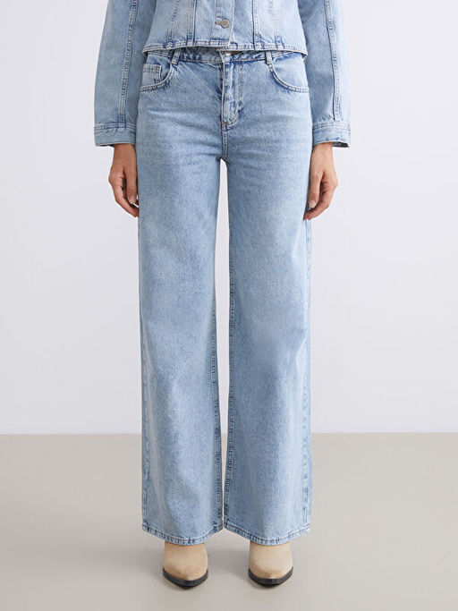 Baggy Fit Kad?n Jean Pantolon