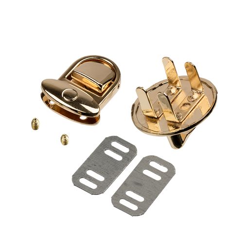 Gamma LBZ-7G замок для сумки 33 х 31 мм в пакете 5 x 1 шт. под золото