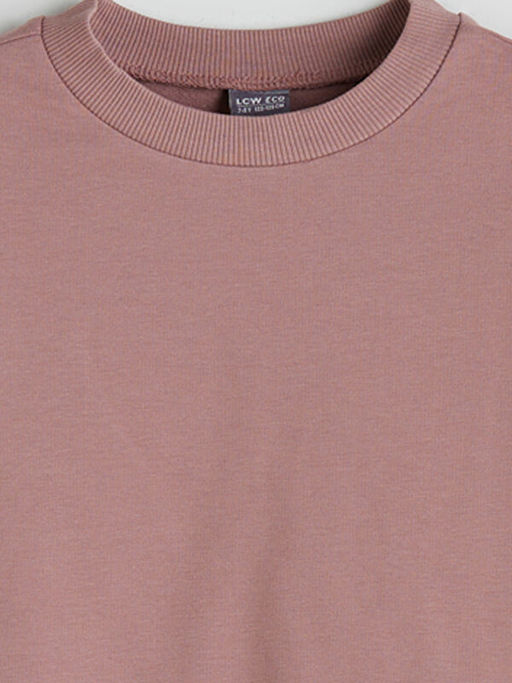 Bisiklet Yaka K?z ?ocuk Sweatshirt ve Tayt