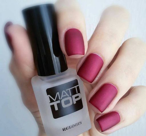 RELOUIS Матовое верхнее покрытие ногтей MATT TOP - Lilo фото 3