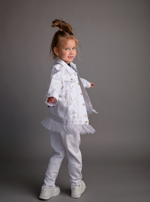 Джинсовка «RoK ЦВЕТ: БЕЛЫЙ (QR)