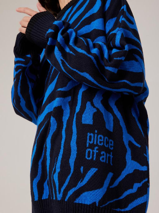 Джемпер женский 1231153006 black/blue - Eleganzza фото 4