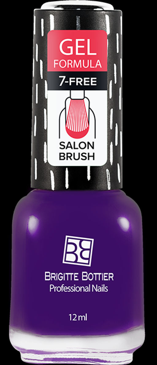 Brigitte Bottier лак для ногтей GEL FORMULA тон 02 фиолетовый 12мл/3
