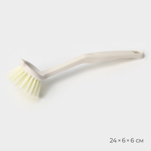 Цена за 2 шт. Щётка для мытья посуды Breeze, 24×6 см, ворс 3 см