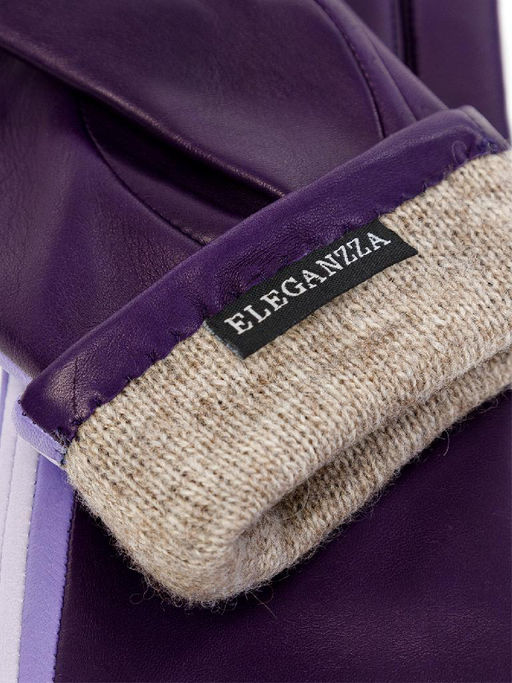 Перчатки женские ш+каш. IS01091 purple - Eleganzza фото 8
