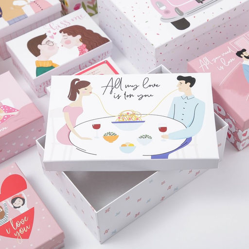 Набор коробок 10 в 1, упаковка подарочная, «LOVE», 12×7×4 - 32.5×20×12.5 см