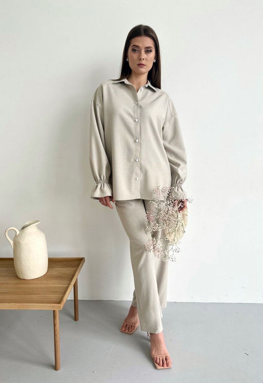 Рубашка AURA 2104-170 серый  фото 3