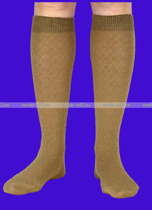 Цена за 5 шт. 5 ПАР - Ажур гольфы для бабушек с рисунком 21  фото 2