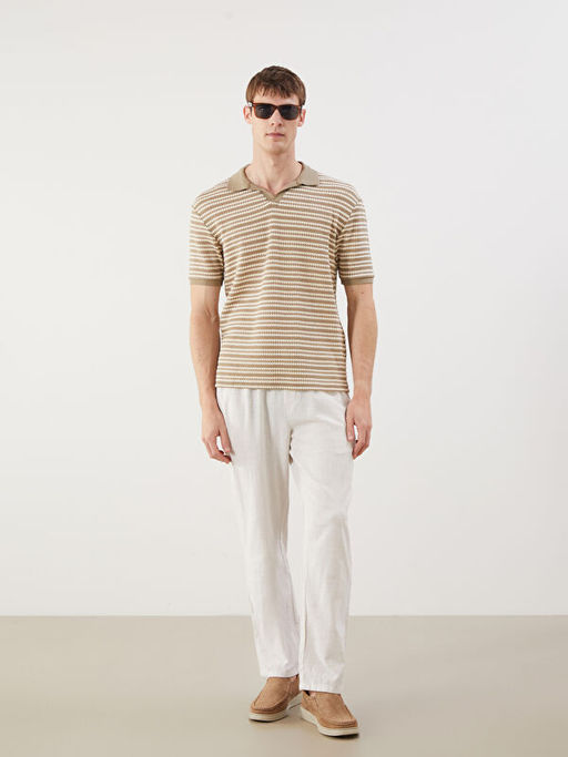 Polo Yaka ?izgili Erkek Ti??rt