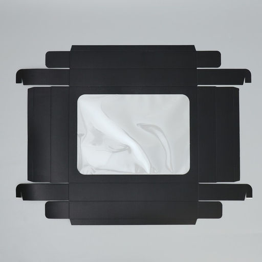 Коробка подарочная, упаковка, «Чёрная», 32×24×9 см