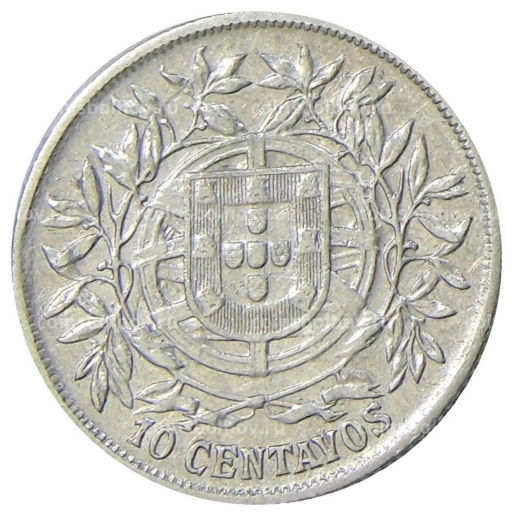 10 сентаво 1915 года Португалия