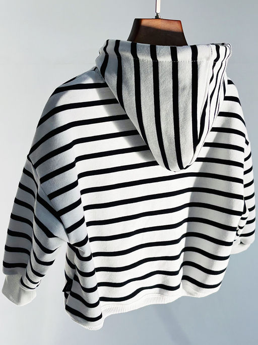 Худи в полоску 22-7701 полоска - Mini maxi фото 3