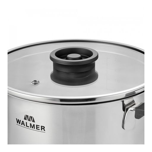 Кастрюля с крышкой Walmer Preston, 3 л, цвет хром  фото 4