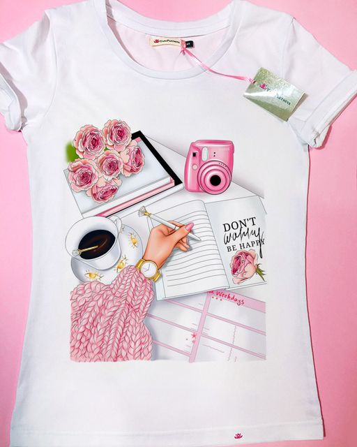 Эксклюзивная футболка Yana Pletneva упаковка плотный Zip пакет!