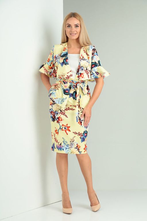Костюм Gamma & Gracia 545 желтый цветы  фото 3