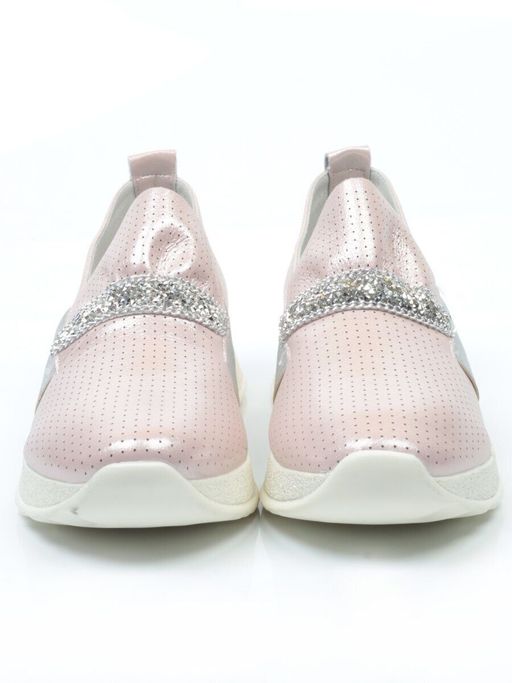 07-D08 PINK Слипоны женские (натуральная кожа) - Фабричный китай фото 12