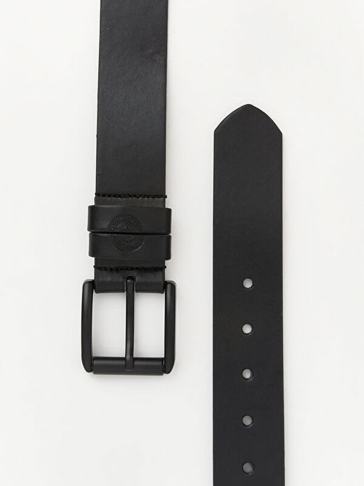 Deri G?r?n?ml? Erkek Kemer