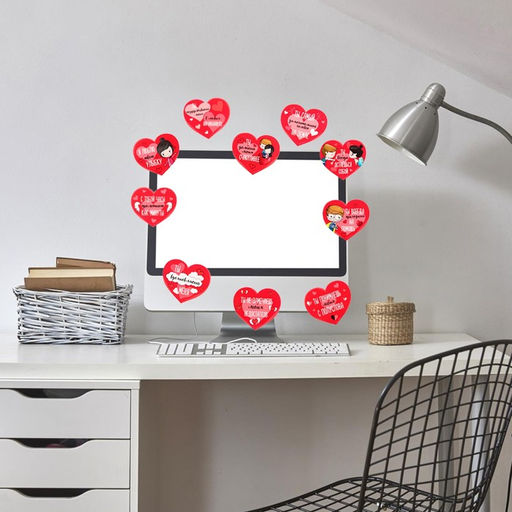 Набор комплиментов-пожеланий 10 причин моей любви, 10 шт.,11.4?14.5 см - Страна карнавалия фото 3