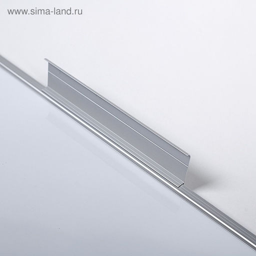 Доска магнитно-маркерная 45×60 см, Calligrata СТАНДАРТ, в алюминиевой рамке, с полочкой