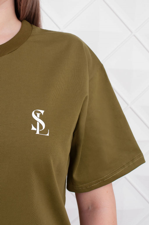 Арт. 2363 Костюм с брюками женский 50-58 (5 шт) Цвет:верх-зеленый кофе, низ-зеленый кофе - Калинка фото 9