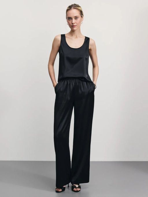 Атласный топ / Zarina  фото 2