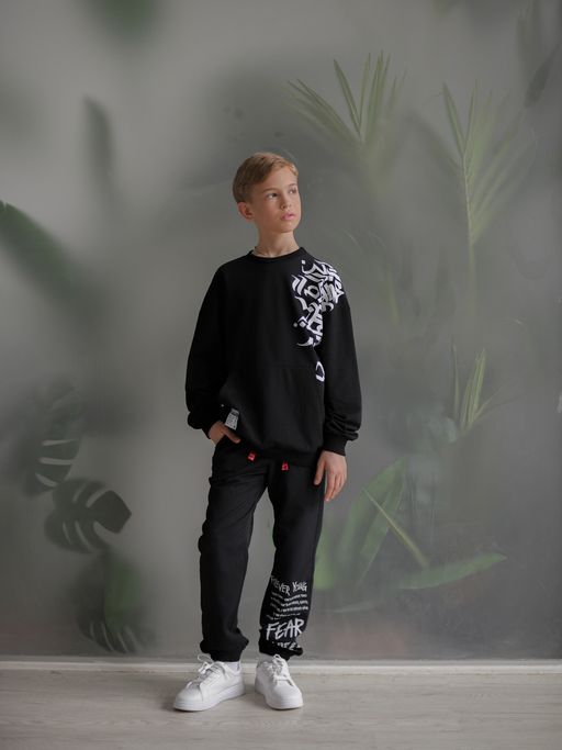 Свитшот черный 203141304 - Nota bene фото 8